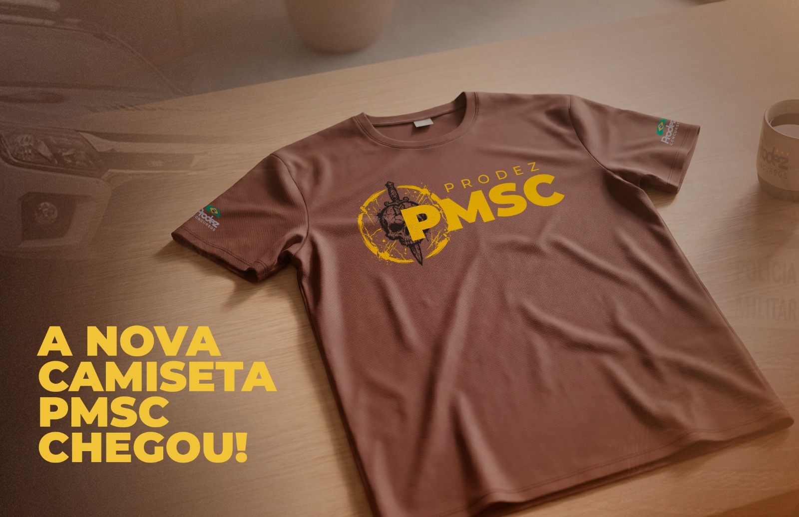 Camiseta Turma PMSC (Restrito para Aulões, TAF e Prova)